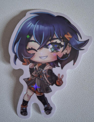 Belle Holo Sticker